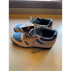 NEW BALANCE MEN'S RAINIER BEIGE & TEAL URAINAL HIKING SHOES SIZE 12 NWT NWOB